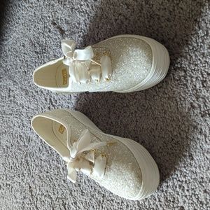 Sparkly Platform Glitter Keds